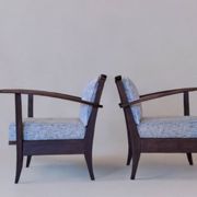 Paire de fauteuils ULUV tchèques, 1950