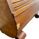 VINTAGE ART DECO FILE FILE / ROLLER SHUTTER CABINET