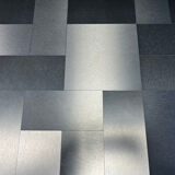 Vintage lacquer and aluminum coffee table, 1970s