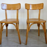 Pair of vintage Luterma bistro chairs
