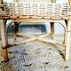 Fauteuil enfant osier vintage