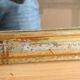 Antique Louis-Philippe gilded small mirror