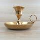 Brass candle holder "cellar rat"