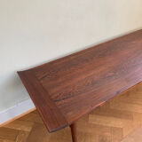 Large Palisander Coffee Table by Kurt Ostervig, Denmark 1960s