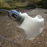 Vintage gooseneck tulip lamp