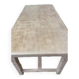 Table de ferme aéro gommée