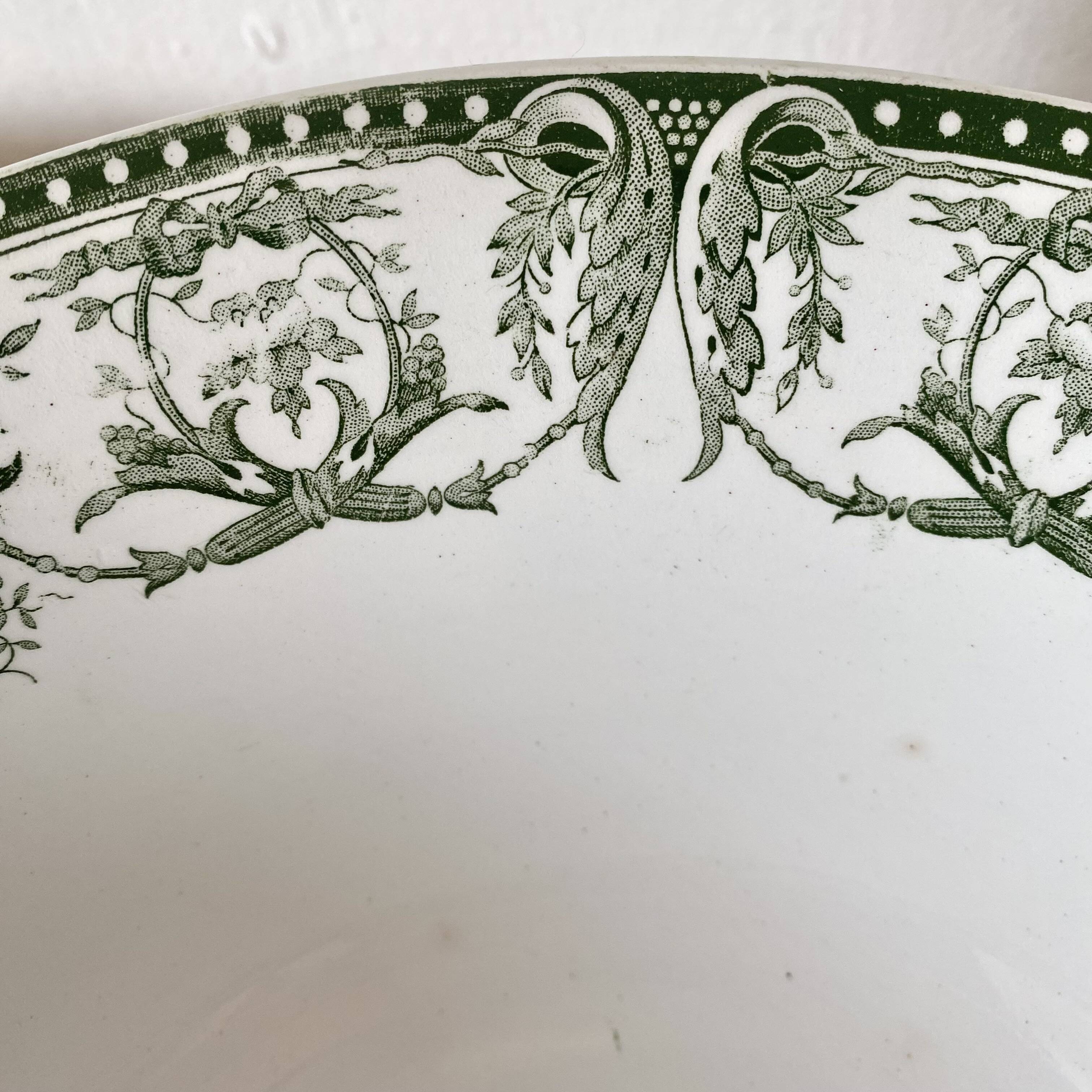 St Amand Hamage ironstone salad bowl, La ruche model