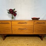 Vintage Retro Teak Sideboard 1960s Mid-Century Engels Danish & Scandinavian