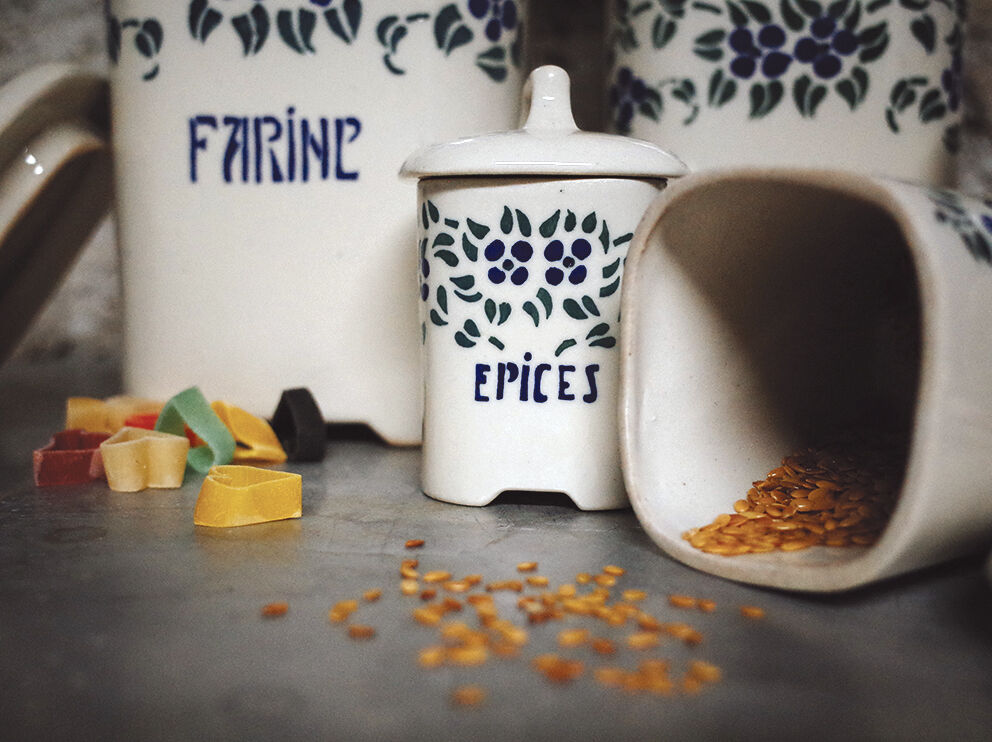 Trundle spice pots vegetable décor