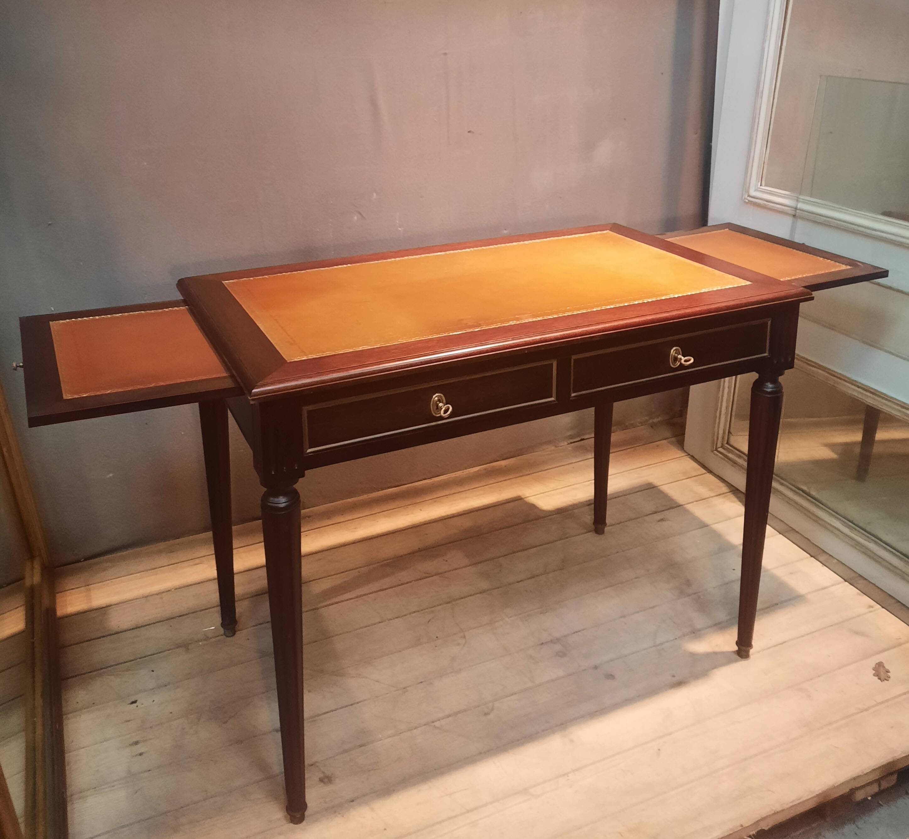Louis XVI style bureau plat