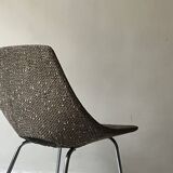 Tonneau chair model Amsterdam by Pierre Guariche for Steiner, 1950.