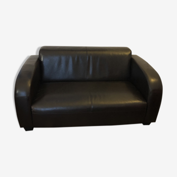 Boston 2 seater leather sofa