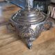 Antique Box / Chased Silver-Plated Sugar Bowl from Fes - Nesting Style (Vi