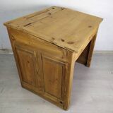 Striped pine office counter