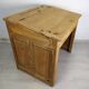 Striped pine office counter