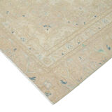 Hand-Knotted Persian Vintage 205 cm x 295 cm Beige Wool Rug