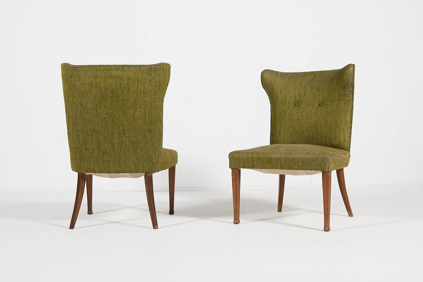 1960’s Italian Mid-Century Modern pair of chairs