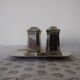 Silver metal salt and pepper set