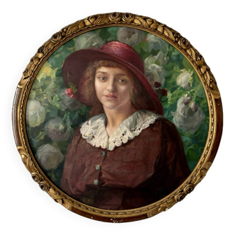 Portrait of a young woman from the 20s