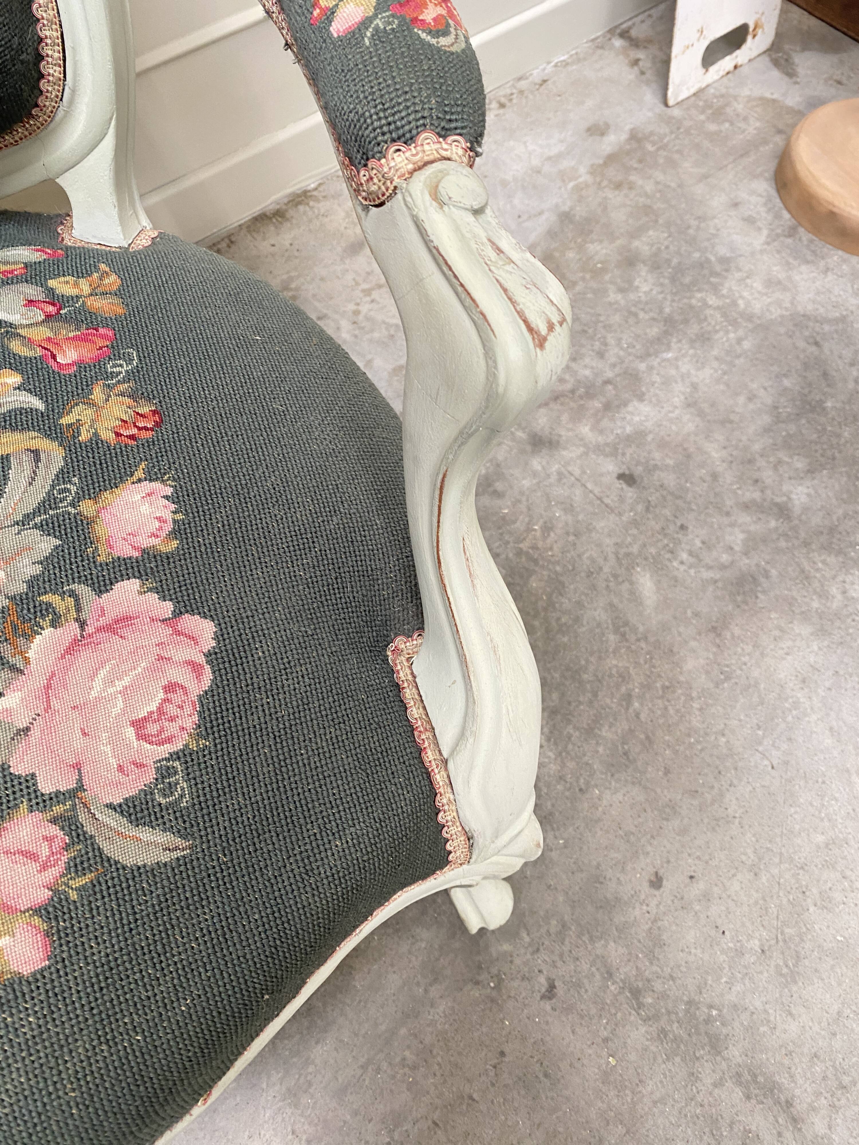 Fauteuil Louis XV rénové