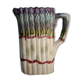 Pitcher dabbling asparagus Art nouveau