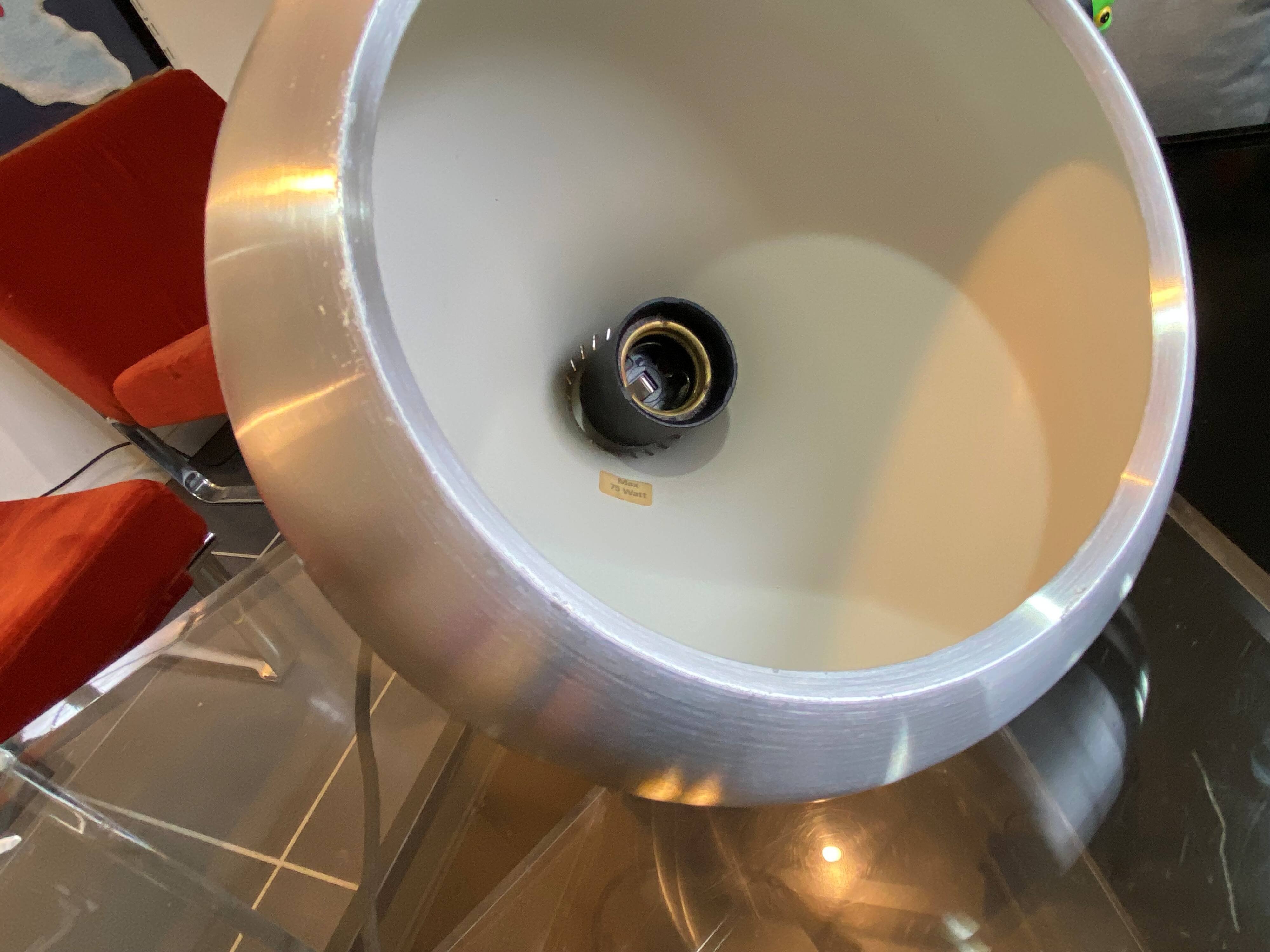 Pendant lamp n1 aluminum aluminum Johannes Hammerborg Fog & Morup Denmark