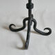 Pair of antique wrought iron chandeliers