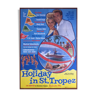 Affiche cinéma Holiday in Saint-Tropez 1964