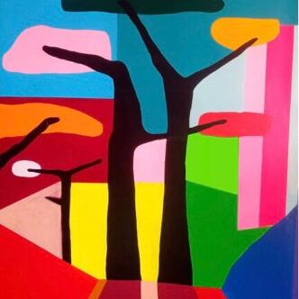 Multicore Forest Paint