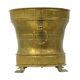 Old Brass Flower Pot Jardinière Mécap Belgium