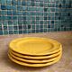 4 Varages earthenware dessert plates