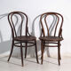 Pair of antique bentwood chairs in Thonet style – Central Europe, circa 1900