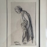 Charcoal drawing by Roland Coudon