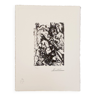 Pablo Picasso, original lithograph, Suite Vollard, 1973