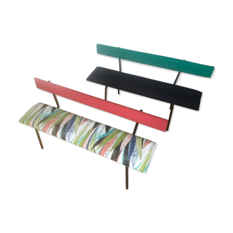 Lot de 2 bancs