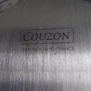 Large oval stainless steel dish Jean Couzon