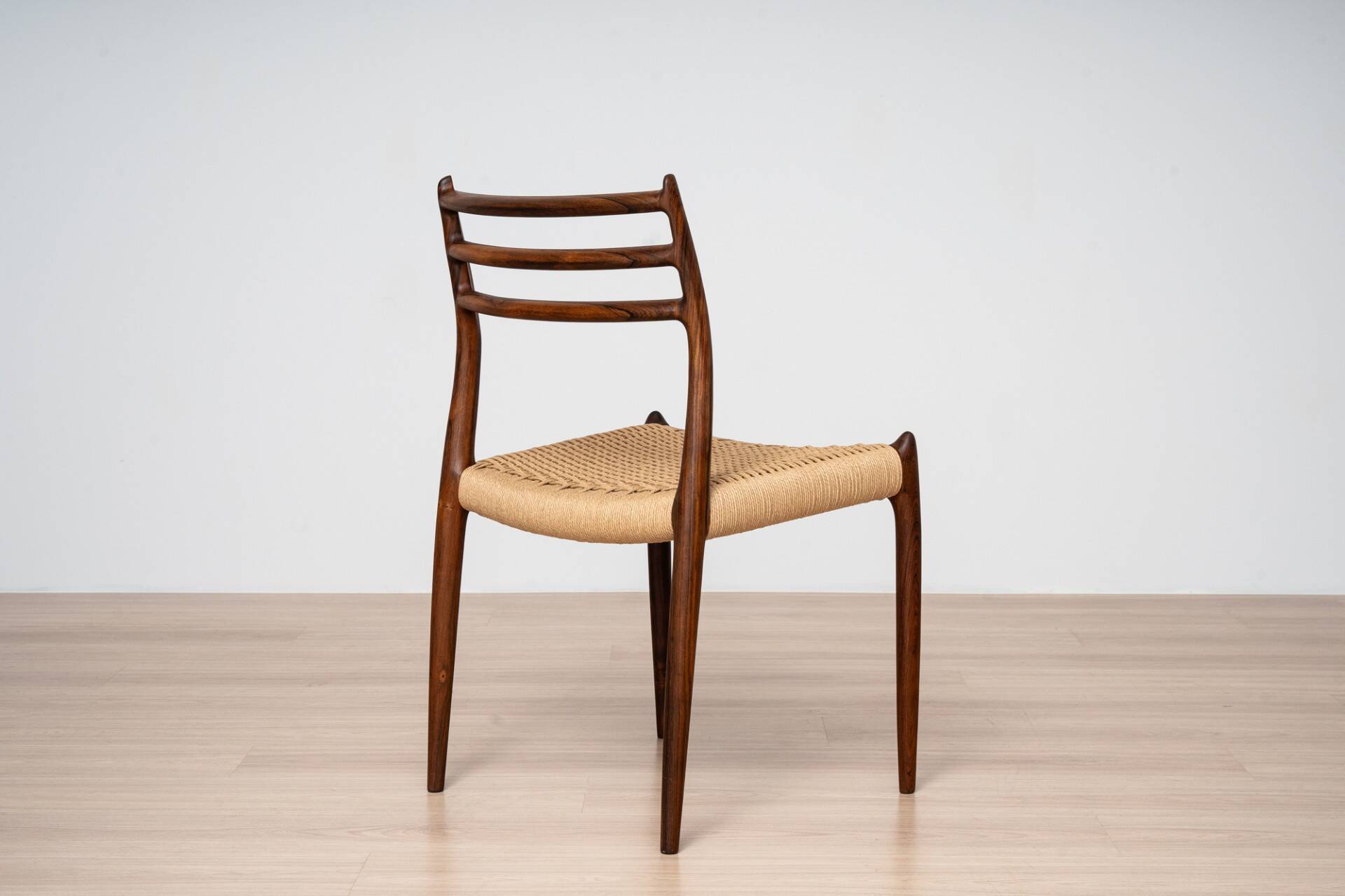 Niels Otto Møller Model 15 Dining Table with Six Model 78 Chairs, J.L. Møll