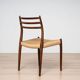 Niels Otto Møller Model 15 Dining Table with Six Model 78 Chairs, J.L. Møll
