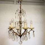 Old chandelier with tassels