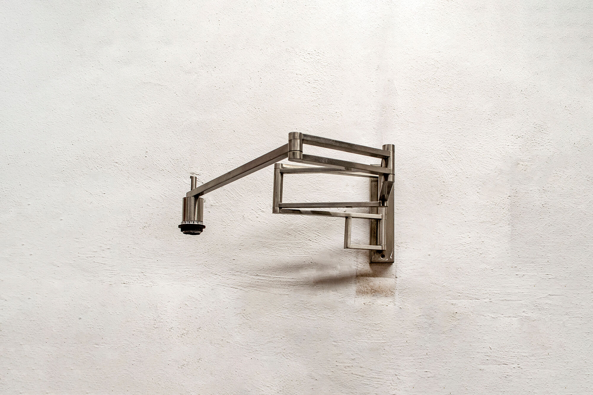 Steel Wall Lamp by Goffredo Reggiani for Reggiani, Italy, 1970s
