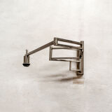 Steel Wall Lamp by Goffredo Reggiani for Reggiani, Italy, 1970s