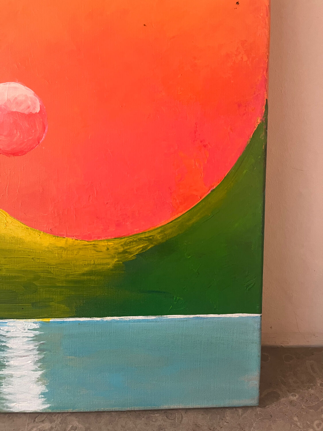 Moon Reflections, modern, signed William Joël