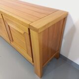 Vintage Maison Regain sideboard in solid elm from the 70s