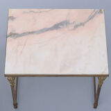 Brass and Marble Nesting Tables 1950s France