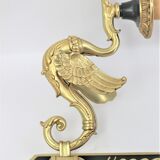 Pair of empire-style bronze wall light
