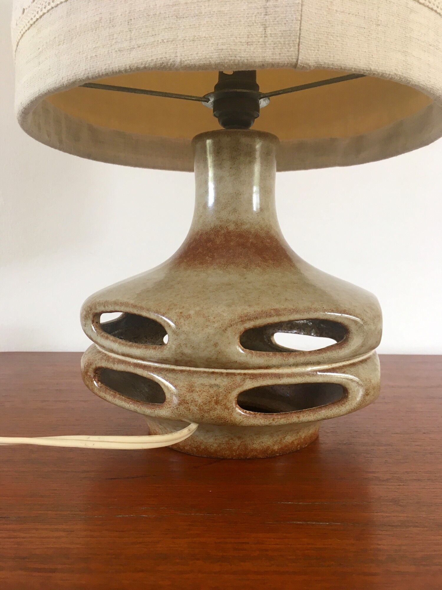 Vintage ceramic lamp West Germany stamped