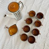 Boch service La Louvière walnut model