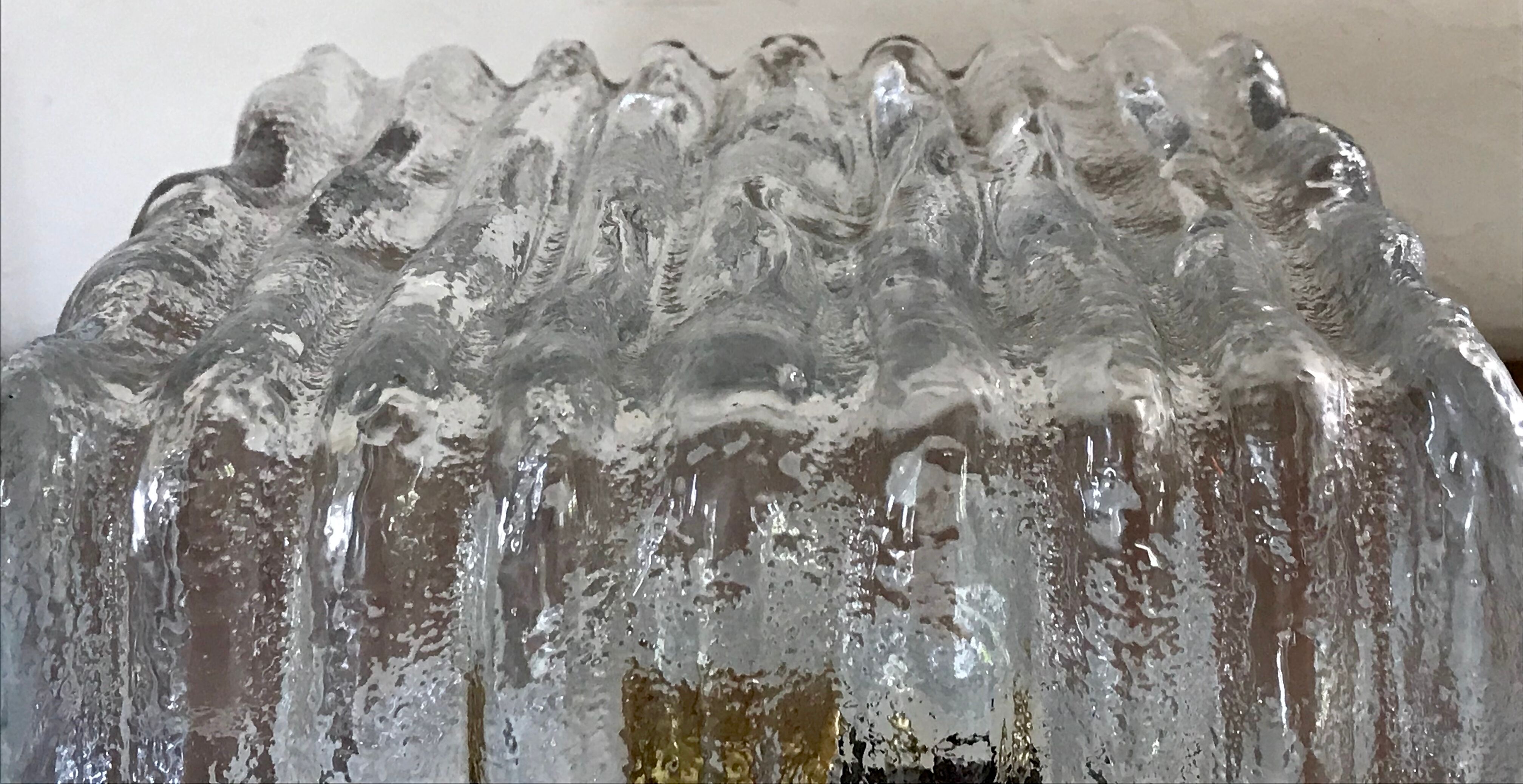 Vintage square glass ceiling