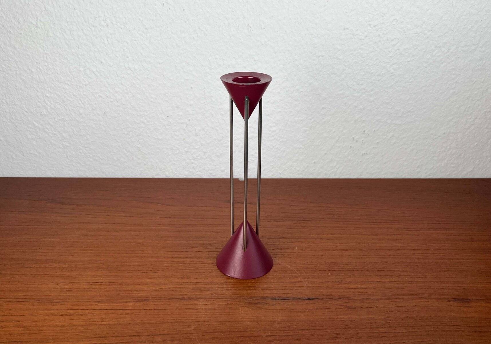 Postmodern candlestick by Markus Börgens for D-Tec, 1980s.
