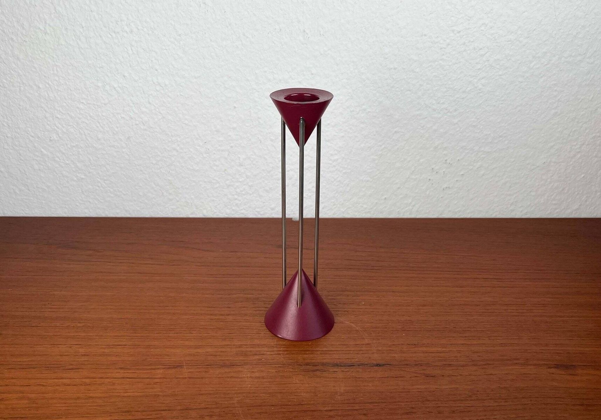Postmodern candlestick by Markus Börgens for D-Tec, 1980s.